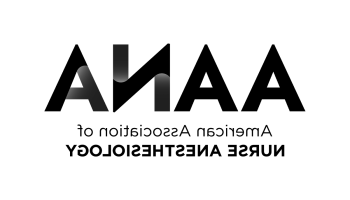 American Association of Nurse Anesthesiology black-and-white logo created by Vendi Advertising